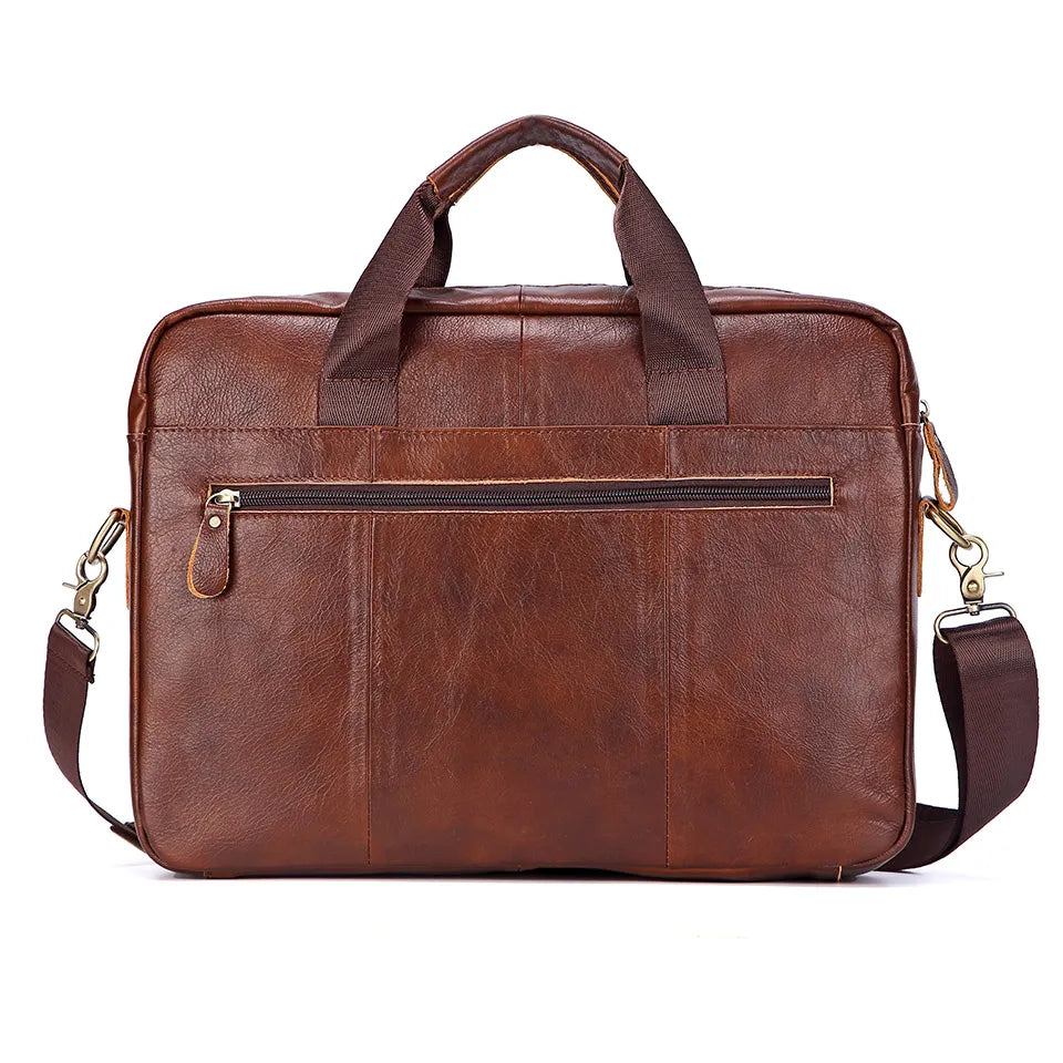 Bolsa Masculina de Couro Genuíno VT Collection