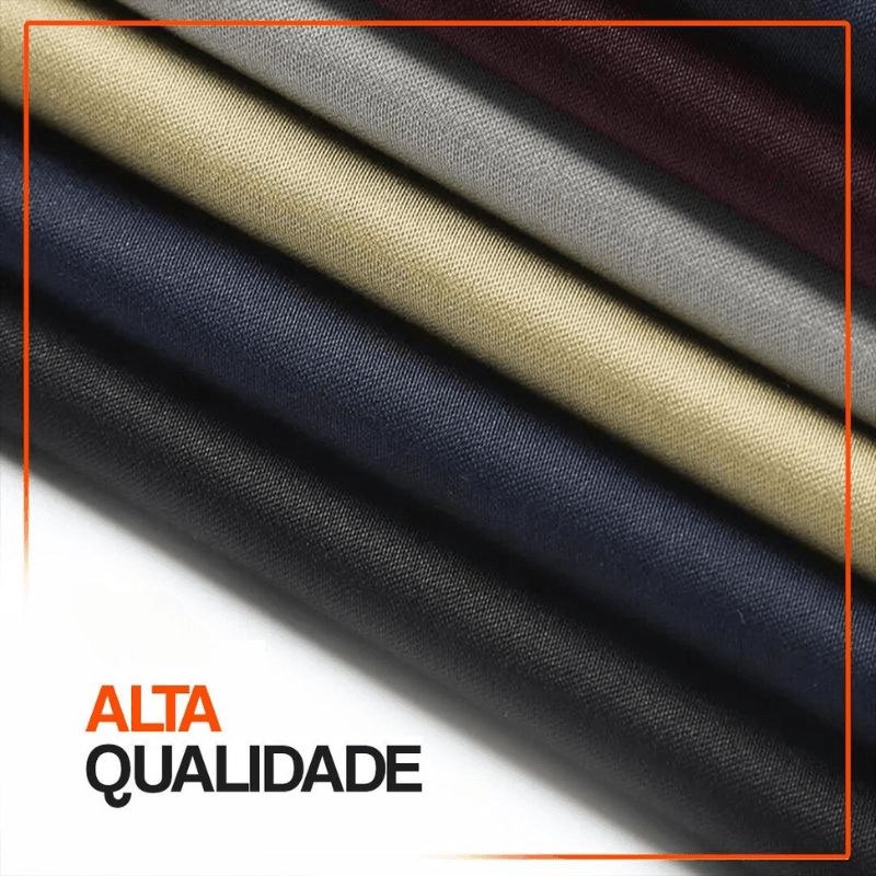 COMPRE 1 E LEVE 3 | Kit Clássico Alfaiataria – Calças Sociais + Cinto de Brinde