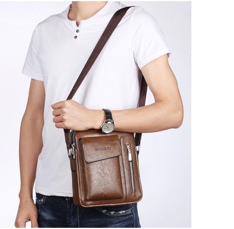 Bolsa de Couro Masculina Maximus