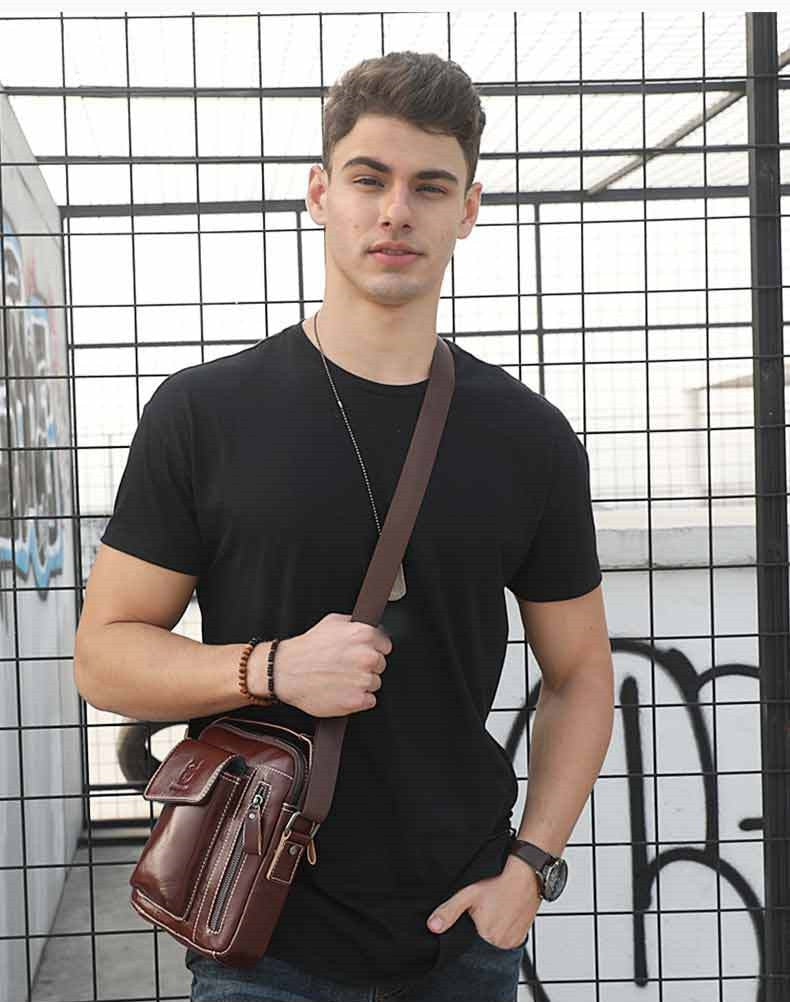 Bolsa de Couro Masculina Bull Pro