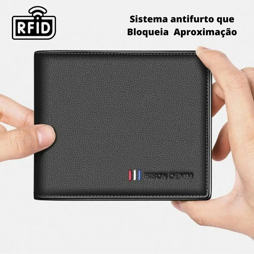 Carteira Masculina Denim Paris