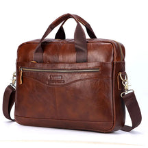 Bolsa Masculina de Couro Genuíno VT Collection