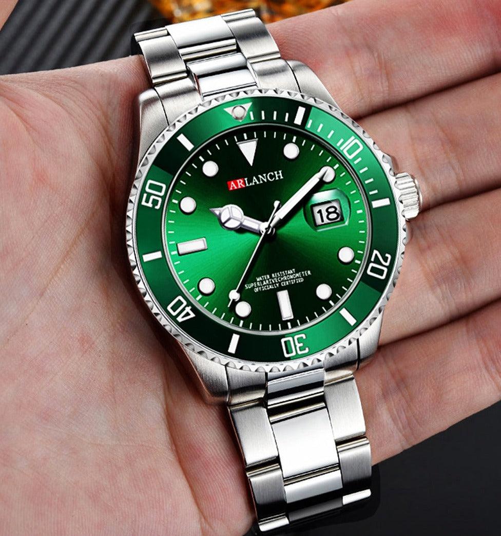 Relógio Masculino de Aço Submariner - Precision VS