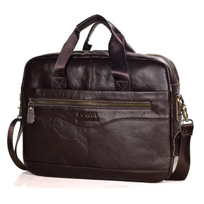 Bolsa Masculina de Couro Genuíno VT Collection