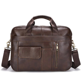 Bolsa Masculina de Couro Genuíno VT Collection