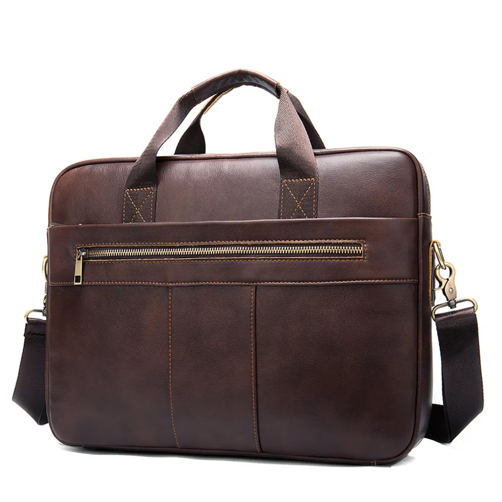 Bolsa Masculina de Couro Genuíno VT Collection