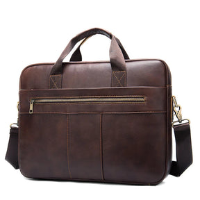 Bolsa Masculina de Couro Genuíno VT Collection