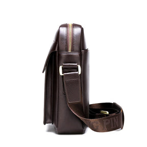 Bolsa Masculina Transversal de Couro Forms