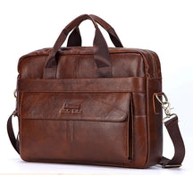 Bolsa Masculina de Couro Genuíno VT Collection