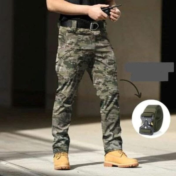 Calça Military Tactical Ultra Resistente e Impermeável + Cinto de BRINDE