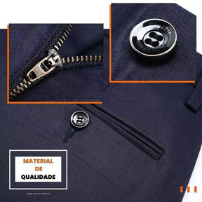 COMPRE 1 E LEVE 3 | Kit Clássico Alfaiataria – Calças Sociais + Cinto de Brinde